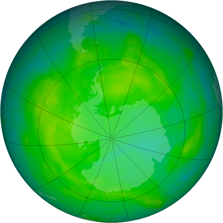 Ozone Map 1988-11-21